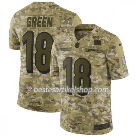 Herren Cincinnati Bengals Trikot A. J. Green 18 Nike Salute To Service
